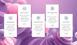 Caractéristiques Sur Fond Abstrait Modèle De Formulaire CSS