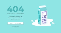 Page D'Erreur 404 De La Création HTML D'Amorçage