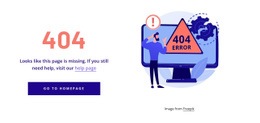 404 Error Template - Best Html Code