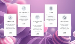 Jellemzők Az Absztrakt Háttér - Ingyenes HTML-Sablon