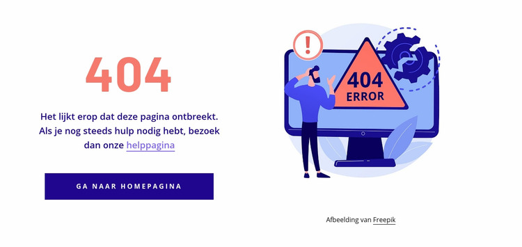 404-foutsjabloon Joomla-sjabloon