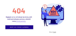 Szablon Błędu 404 - Szablon Strony HTML