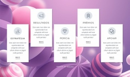 Recursos Em Fundo Abstrato - Maquete De Webdesign