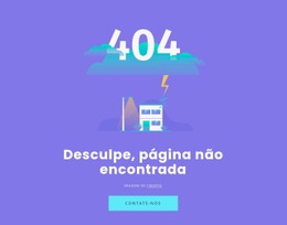 Mensagem 404 Não Encontrada #Css-Templates-Pt-Seo-One-Item-Suffix