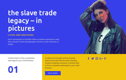 Slave Trade Legacy - Multi-Purpose Web Page Design