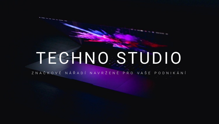 Vítejte v techno studiu Téma WordPress