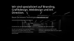 HTML-Seite Für Kunstgrafikdesign