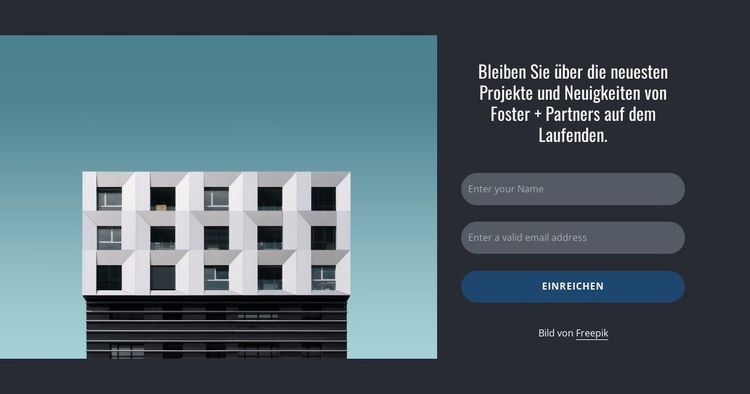 Helle, engagierte und ergebnisorientierte Wohnarchitekten Landing Page