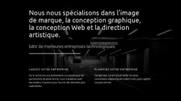 Conception Graphique D'Art - HTML Website Maker