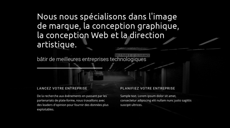 Conception graphique d'art Créateur de site Web HTML