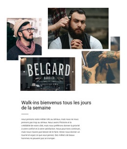 Modèle HTML5 Le Plus Créatif Pour Belgard Barbier