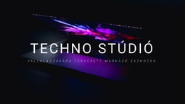 Terméktervező A(Z) Üdvözöljük A Techno Stúdióban Számára