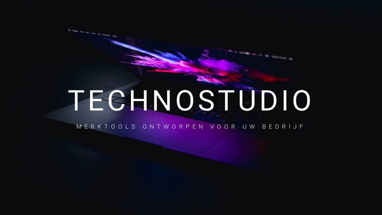 Welkom bij technostudio Sjabloon