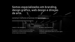 Design Gráfico De Arte - Modelo HTML5