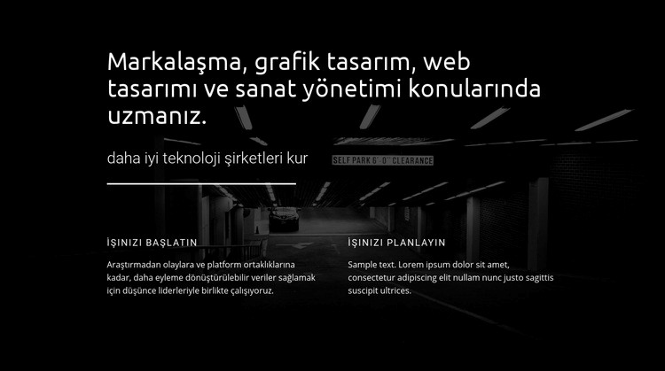 Sanat grafik tasarım HTML5 Şablonu