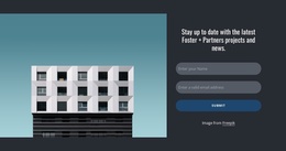 Responsive Web Template For Bright, Driven And Result-Oriented Residential Architects