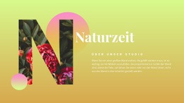 Naturzeit – Professionelle Einseitenvorlage