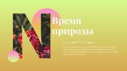 Время Природы — Простой Шаблон Joomla