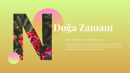Doğa Zamanı - En Iyi Web Sitesi Şablonu