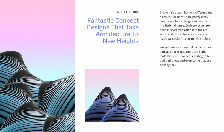 Fantastic concept designs Website Design
