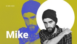 Mike - Eenvoudig Website-Ontwerp