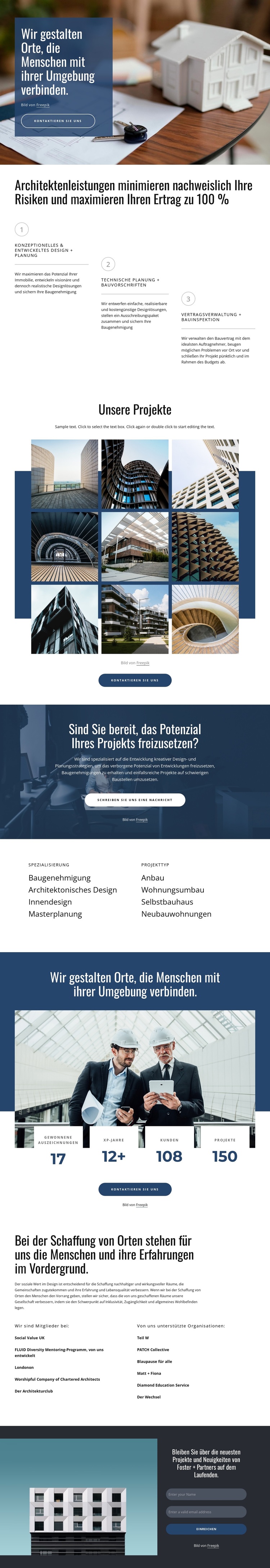 Wir entwerfen erstaunliche Projekte WordPress-Theme