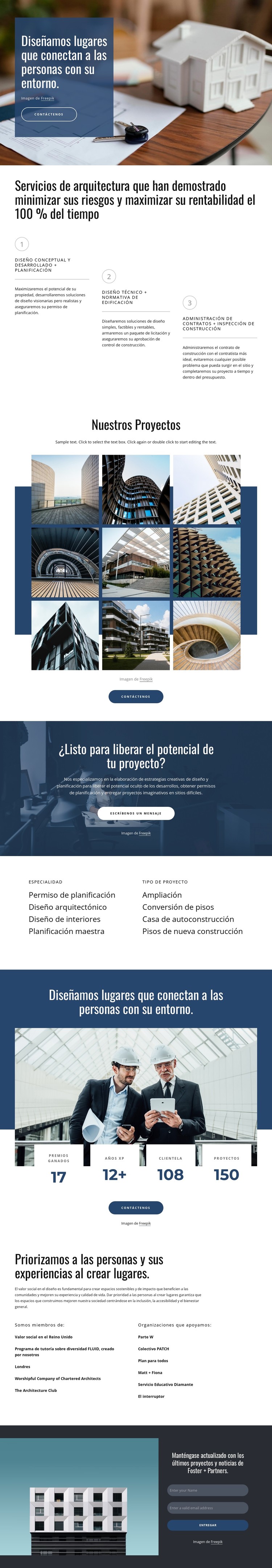 Diseñamos proyectos increíbles Plantilla CSS