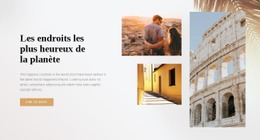 Les Endroits Les Plus Heureux Du Monde - HTML Site Builder