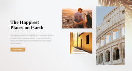 The Happiest Places On Earth - HTML Template