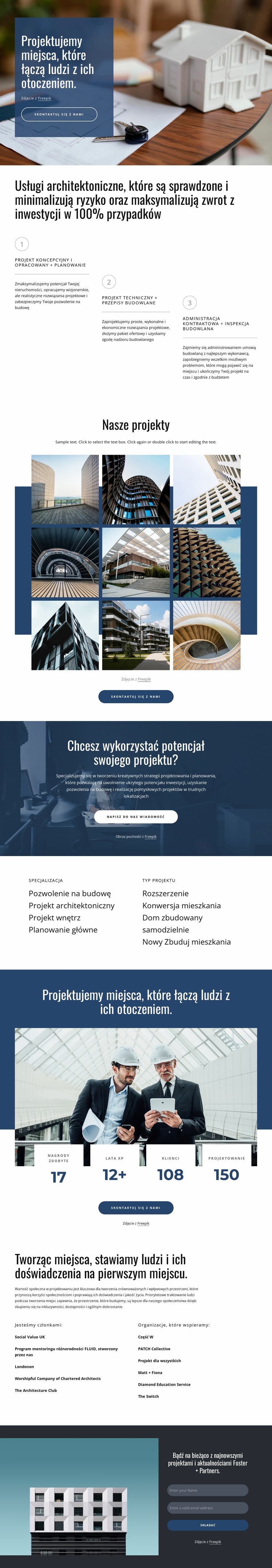 Projektujemy niesamowite projekty Szablon Joomla