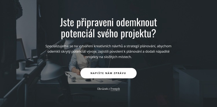 Děláme podniky nejlepší, jaké mohou být Šablona CSS