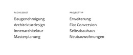 Texte In Zwei Spalten Responsive Site