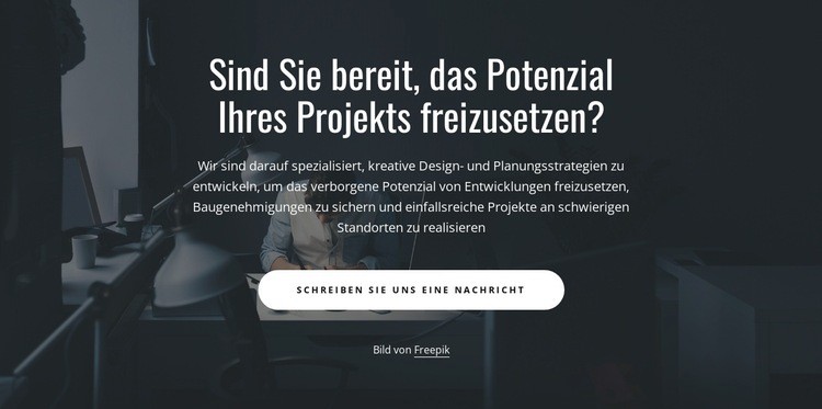 Wir machen Unternehmen so gut wie möglich HTML5-Vorlage