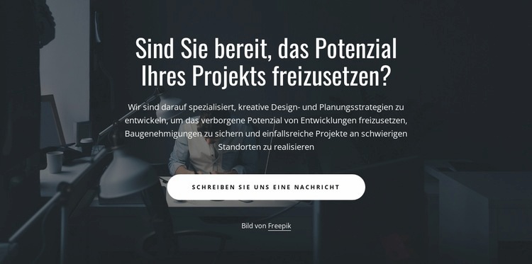 Wir machen Unternehmen so gut wie möglich Website Builder-Vorlagen