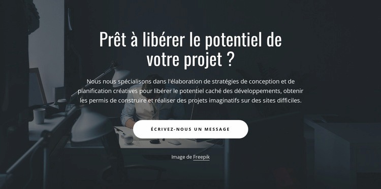 Nous rendons les entreprises les meilleures possibles Page de destination