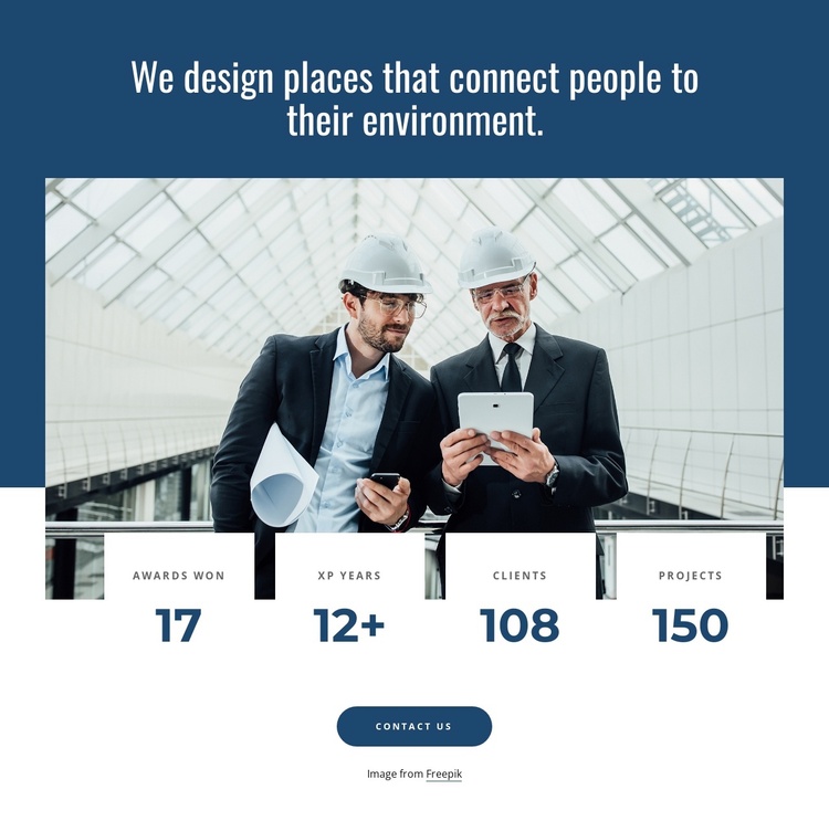 The residential design projects Joomla Template