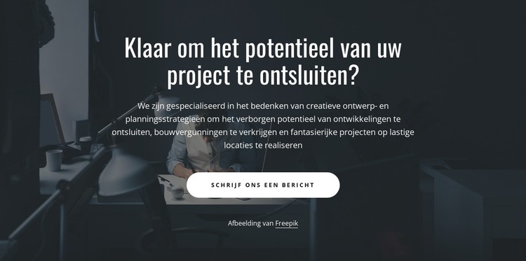 We maken bedrijven zo goed mogelijk HTML-sjabloon