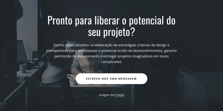 Tornamos os negócios o melhor que podem ser Construtor de sites HTML