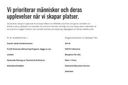 Rubrik Och Två Kolumner - Responsiv HTML5-Mall