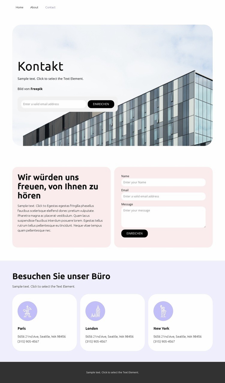 Hypothekendienste HTML Website Builder