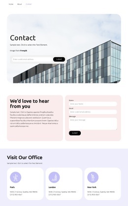 Mortgage Services Rental Website Template