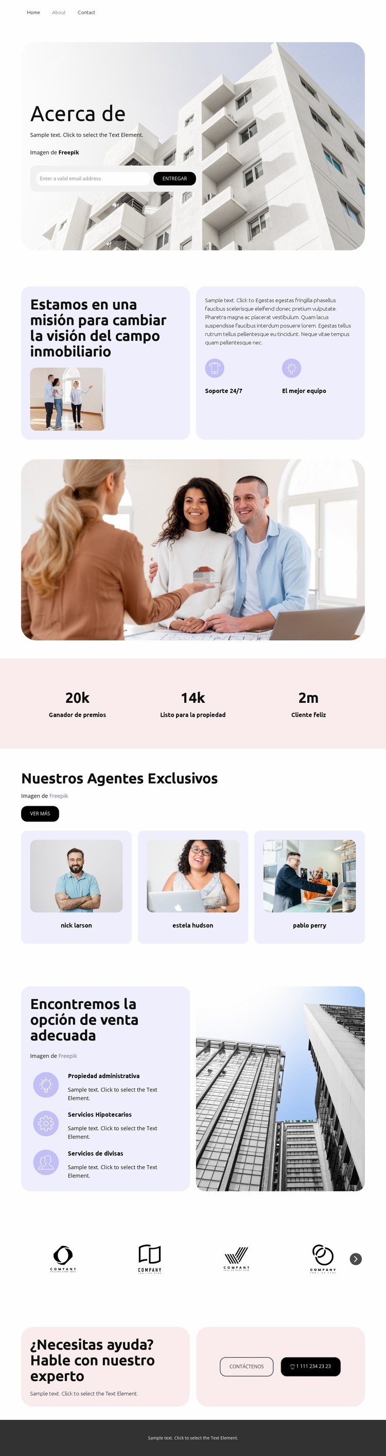 Propiedades en Renta Diseño de páginas web