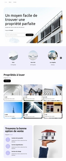 Gestion De La Propriété Modèles Html5 Réactifs Gratuits