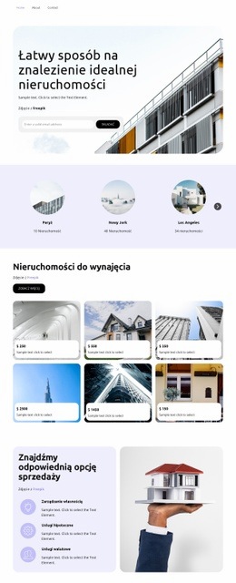 Zarządzanie Własnością - Inspiracja Szablonem HTML5