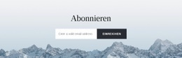 Seitenlayout Für Anmeldeformular Mit Hintergrund