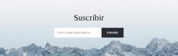 Formulario De Suscripción Con Fondo - Plantillas De Sitios Web
