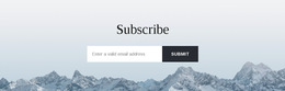 Subscribe Form With Background - Free Landing Page, Template HTML5