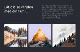 Res Med Din Familj - Gratis Html5-Temamallar