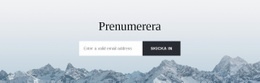 Prenumerationsformulär Med Bakgrund - Premium WordPress-Tema