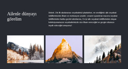Ailenle Seyahat Et - Ücretsiz Html5 Tema Şablonları